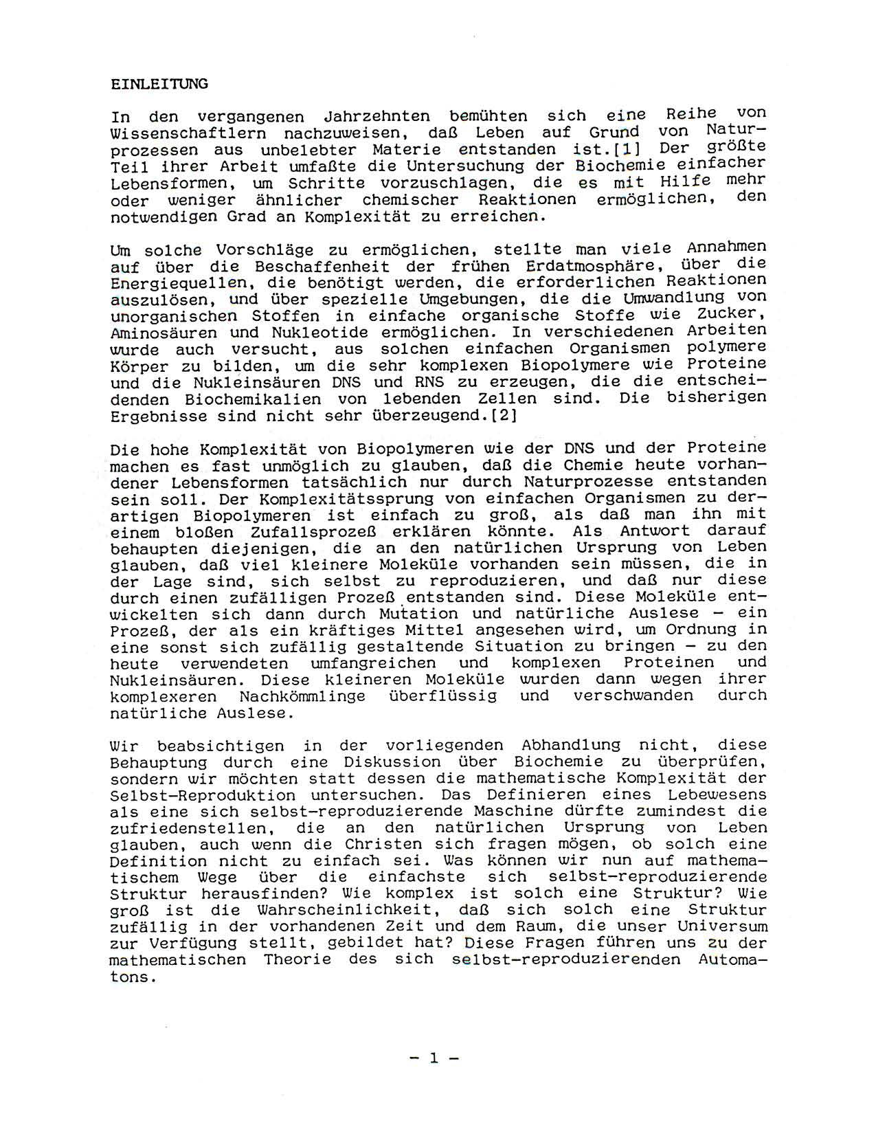 Page One